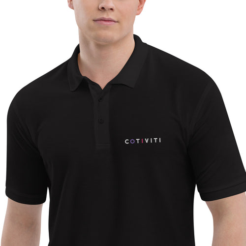 Cotiviti Embroidered Black Polo Shirt