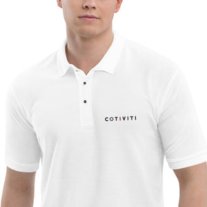 Cotiviti Embroidered White Polo Shirt