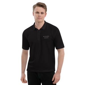 Cybersecurity Embroidered Black Polo Shirt