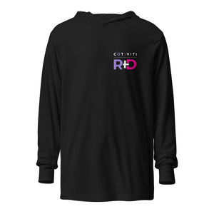 R&D Unisex Hooded Long-sleeve Tee