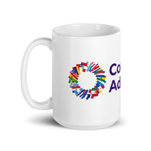 Comunidad Adelante White Glossy Mug