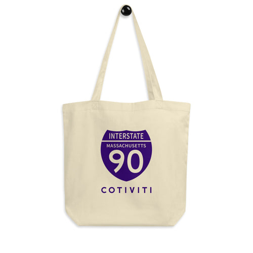 Road Trip Massachusetts 90 Eco Tote Bag