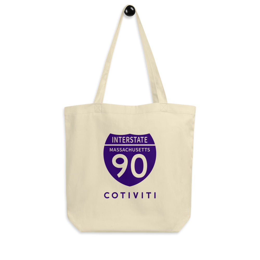 Road Trip Massachusetts 90 Eco Tote Bag