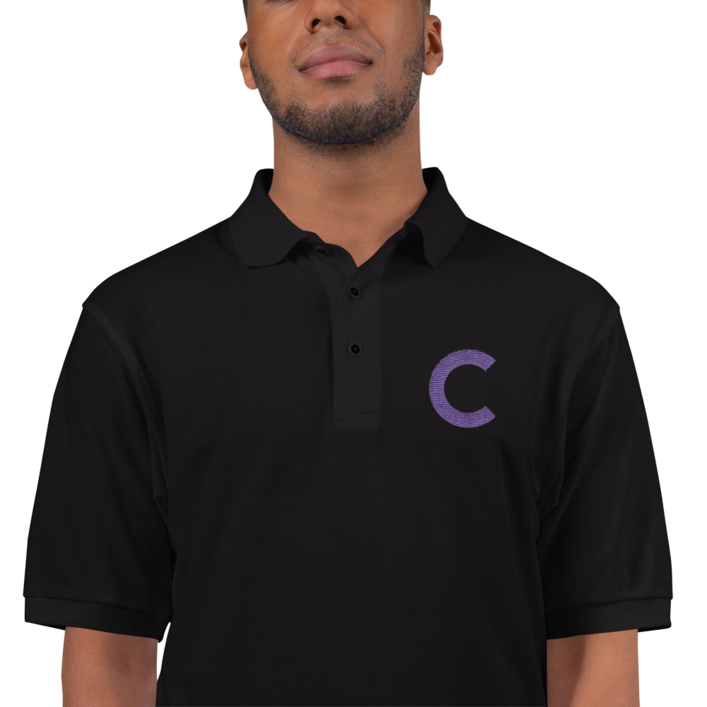 Big C Embroidered Polo Shirt