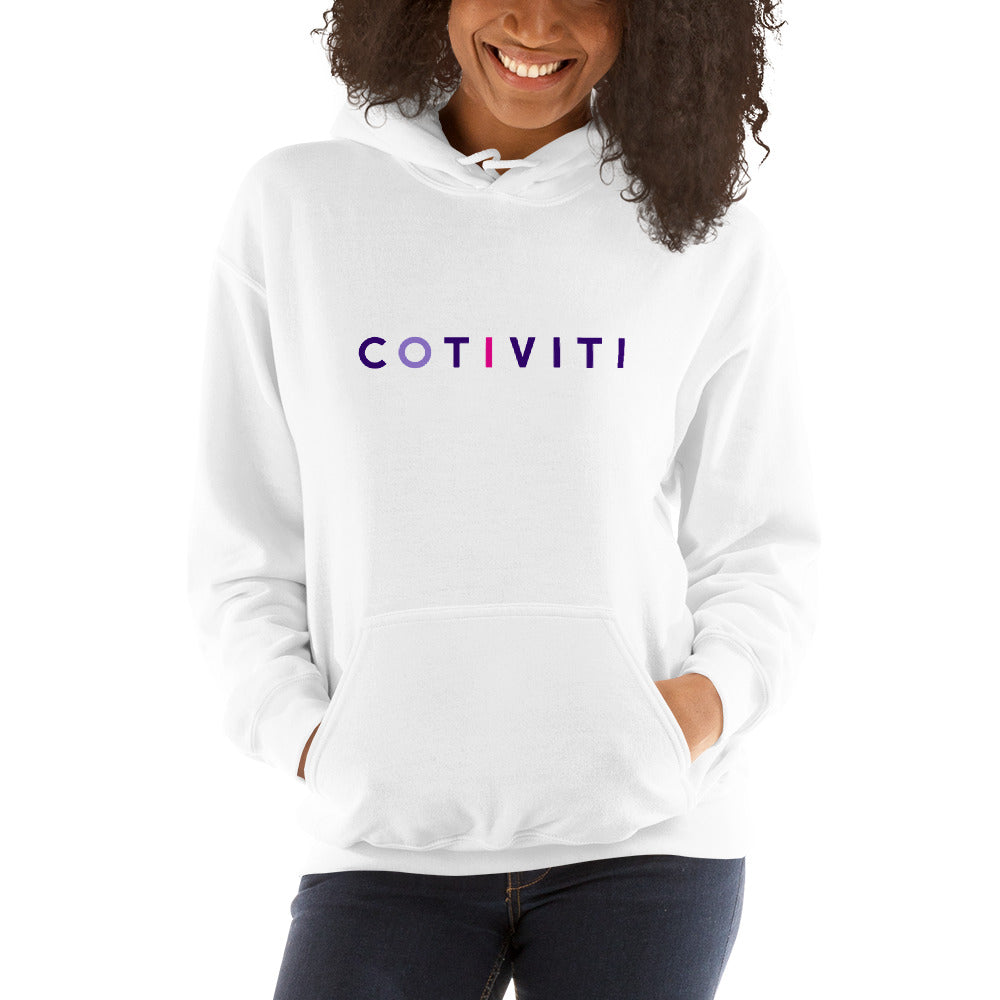 Cotiviti Hooded White Sweatshirt